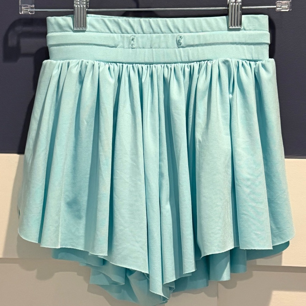 Women's Teal butterfly Shorts - missing drawstring size XS